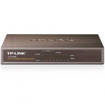 TP-Link 8 Port 10/100 Desktop Switch with 4 x Power Over Ethernet PoE