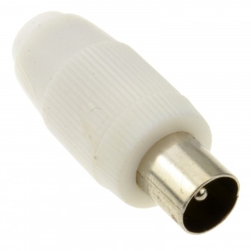TV RF Coaxial Plug End Screw Adapter For 75 ohm Coax Cables
