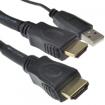 HDMI 1.4 3D TV High Speed Active Repeater Cable With Ethernet 20m