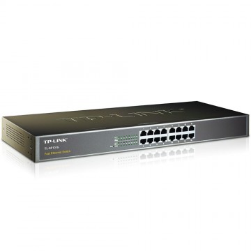 TP-Link 16 Port Unmanaged 10/100Mbps Rackmount Switch