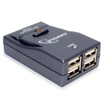 Gembird USB 2.0 Switching Hub Sharing 4 USB Devices Among 2 Users
