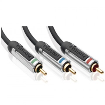 Profigold OFC High Definition Component RGB Video Cable 1m