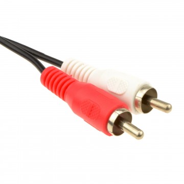 Audiophonics - Capuchons de protection RCA PVC Blancs et Rouges (x10)