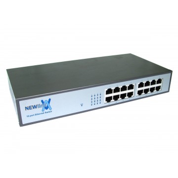 Newlink 11 Inch 16 Port 10/100 Mbps Fast RJ45 Ethernet Switch COMPACT
