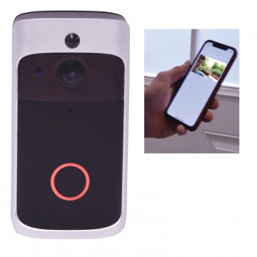 Smart HD Video Wireless WI-FI Doorbell & Mic Android Phone/IOS Device