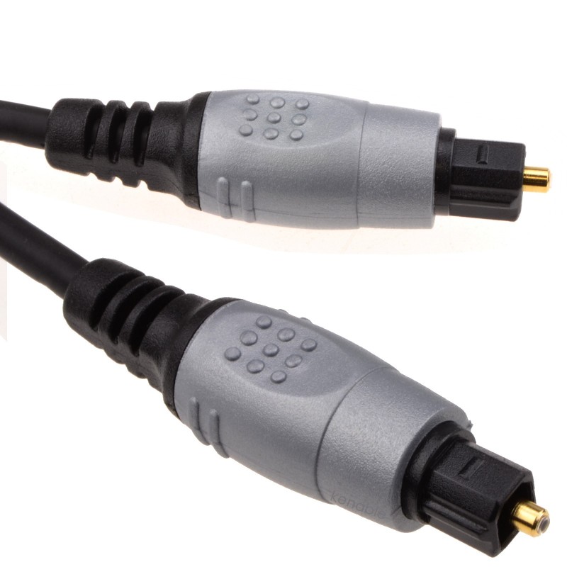 TOS Link TOSLink Optical Digital Audio Cable 4mm Lead 5m TOS Link TOSLink Optical Digital Audio Cable 4mm Lead 5m