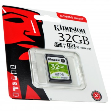 Kingston Class 10 SD Storage Memory Card U1 Cameras/File Backup 32GB
