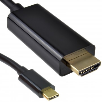 USB 3.1 Type C to HDMI Lead 4K 60Hz UHD Cable Adapter Black  3m