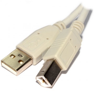 USB 2.0 High Speed Cable Printer Lead A to B Grey 5m