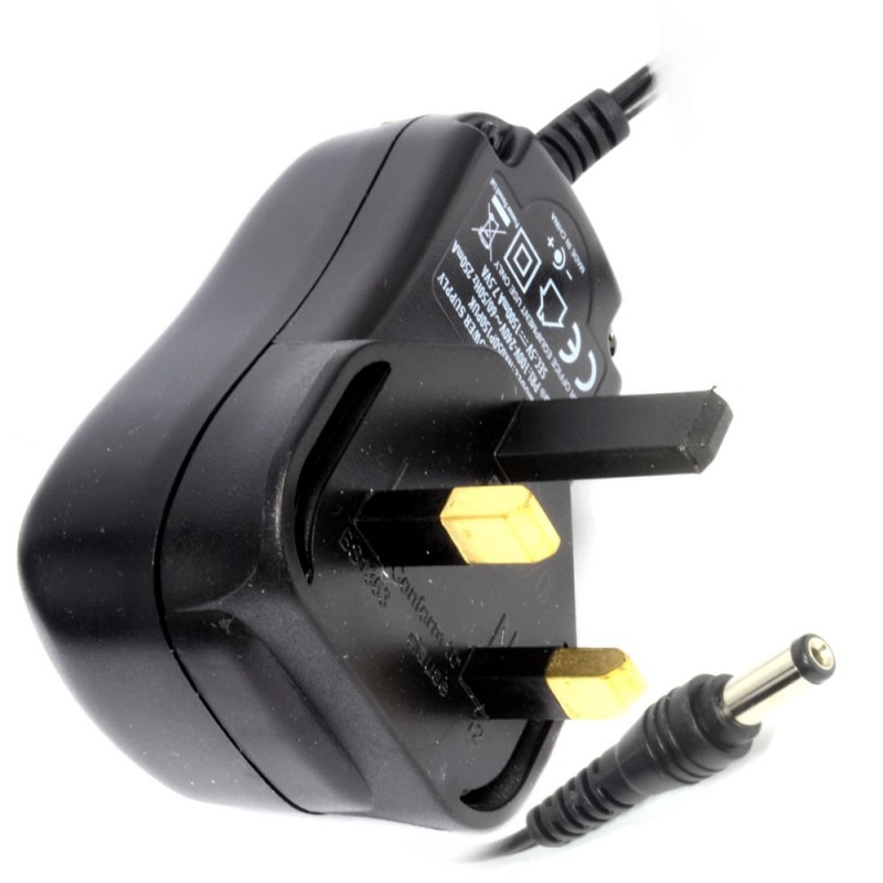 DC Power Adapter 5V 1.5A 7.5W UK 3 Pin 2.1mm x 5.5mm