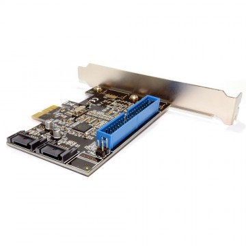 SATA III 3 6Gbps PCI Express RAID Card 2 Port with IDE