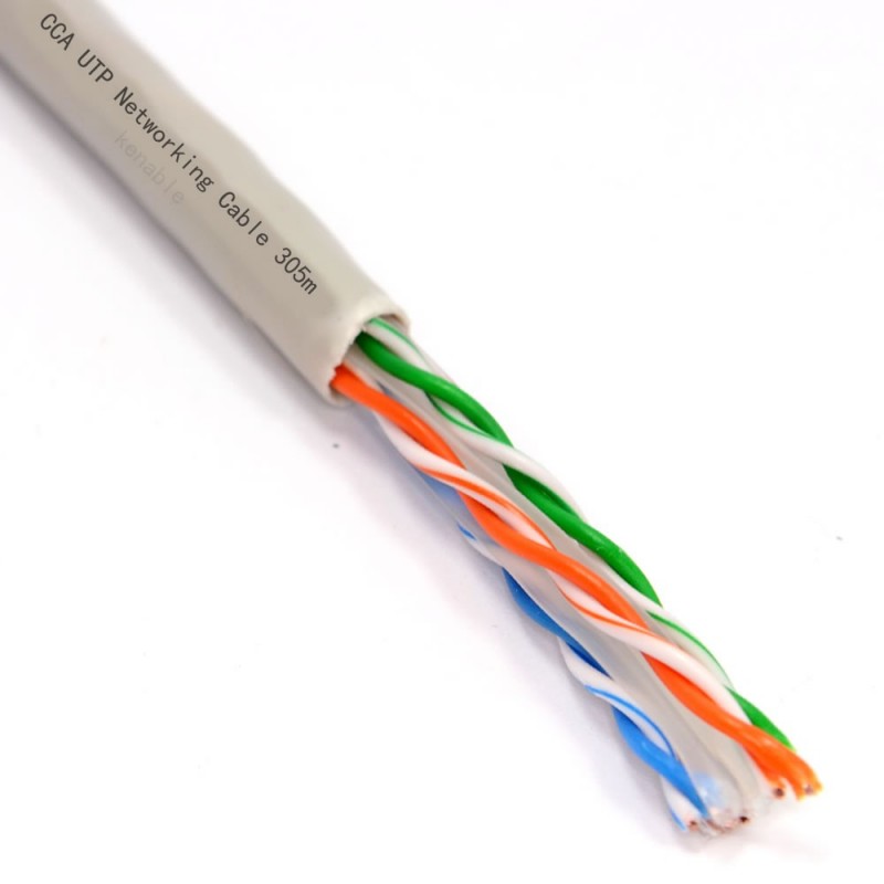 CAT6-CCA C6 UTP Ethernet Network SOLID Cable Reel Box Wire 305m CAT6-CCA C6 UTP Ethernet Network SOLID Cable Reel Box Wire 305m