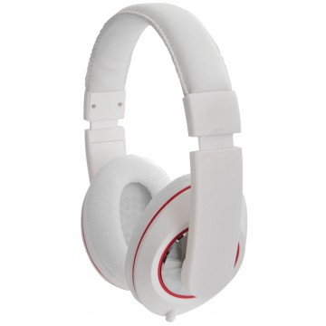 SHW40 Stereo HI-FI PC Cushioned Earcup Headphones White