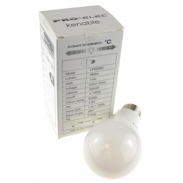 LED E27/ES GLS 11W 980lm 200Degree 3000k Lamp Screw-in Bulb Warm White