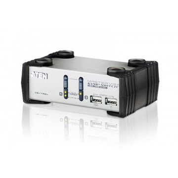 Aten CS-1732A 2 Port HD15 USB PS2 KVM Switch with Audio