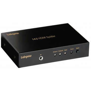 Labgear HIGH SPEED HDMI 1.4 3D 2 Way Splitter 1 Device to 2 TVs
