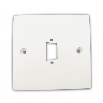 Pre Drilled Mounting Wall Faceplate for SVGA Panel Mount Stub White