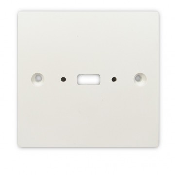 Pre Drilled Mounting Wall Faceplate for USB  Panel Mount Stub White