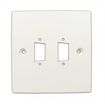 Pre Drilled Mounting Wall Faceplate for TWIN SVGA Panel Mount Stubs