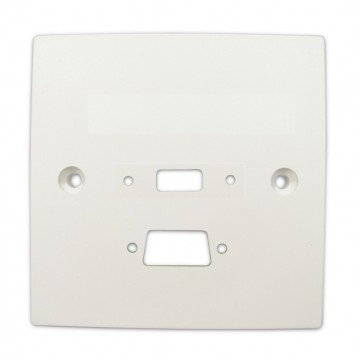 Pre Drilled Mounting Wall Faceplate for USB & SVGA Panel Stub White