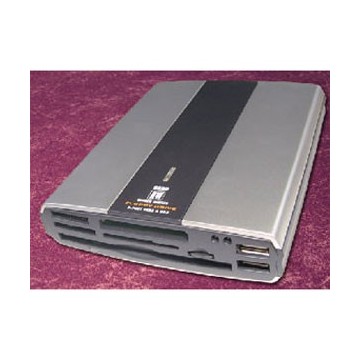 USB 2.0 External Floppy Disk Drive/Card Reader/Hub
