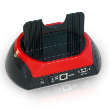 Dynamode SATA to ESATA USB HDD Docking Station with One Touch Back-Up