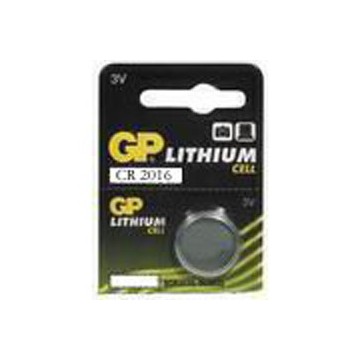 GP Lithium Cell Battery CR2016 1 Pack