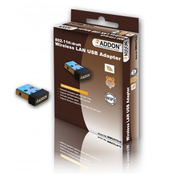 ADDON NWU275v2 Wireless Mini USB Dongle 150Mbps LAN Adapter