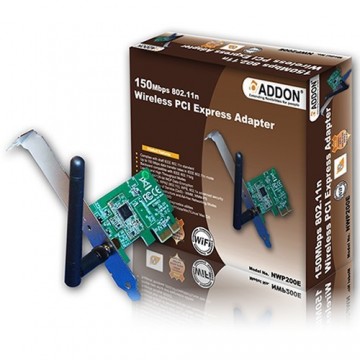 ADDON 802.11N 150Mbps Wireless PCI Express WIFI Adapter Card
