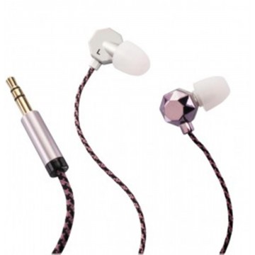 BLISS Gold Range Noise Isolating Earphones for Womens Ears PALE LILAC