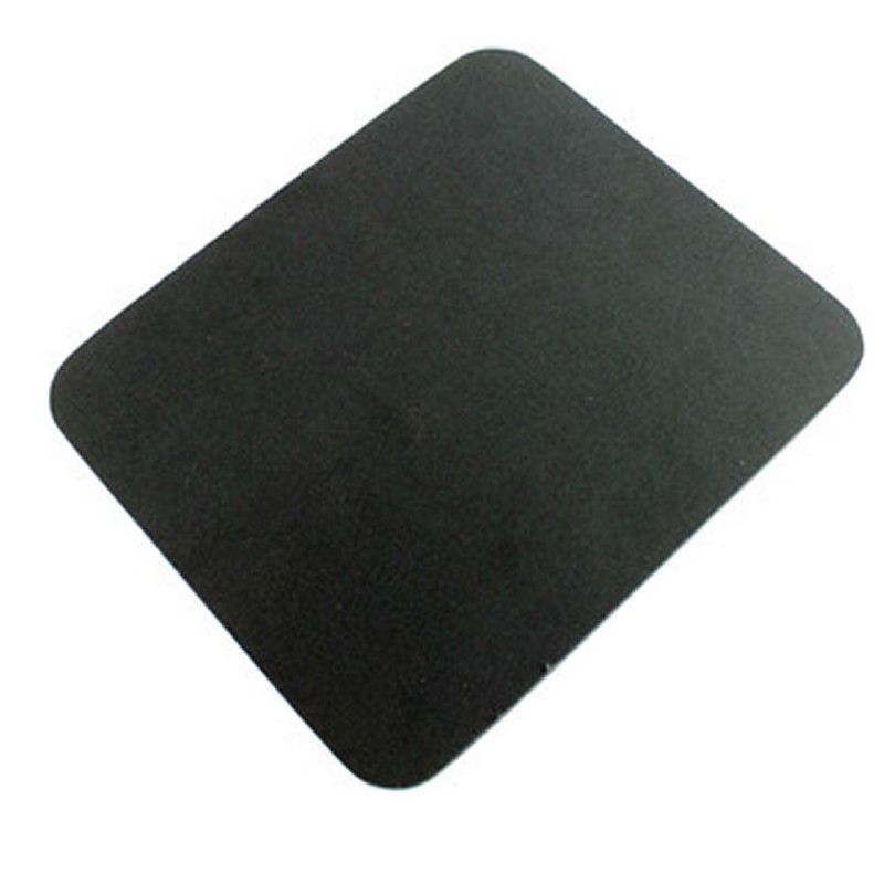 Black Mouse Mat 6mm Foam Backed Black Mouse Mat 6mm Foam Backed