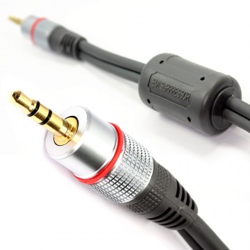 Ultra Pure OFC 3.5mm Stereo Jack to Jack Audio Cable 1m