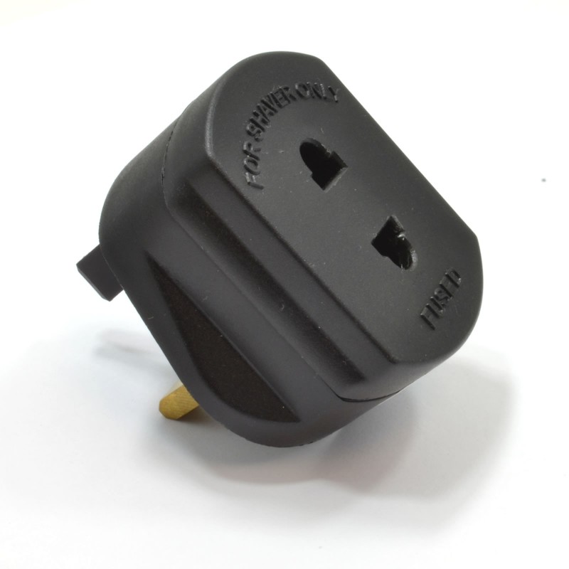 1A Shaver Plug/Toothbrush Charger Converter UK Mains Adapter BLACK 1A Shaver Plug/Toothbrush Charger Converter UK Mains Adapter BLACK