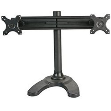 Desktop LCD Monitor DUAL Adjustable Arm Bracket With Stand