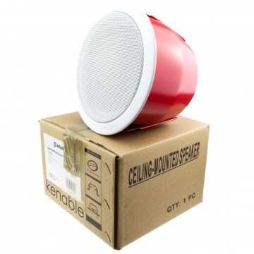100V All Metal Fire Resistant EN54 Dome Ceiling Speaker 6W 5.25inch