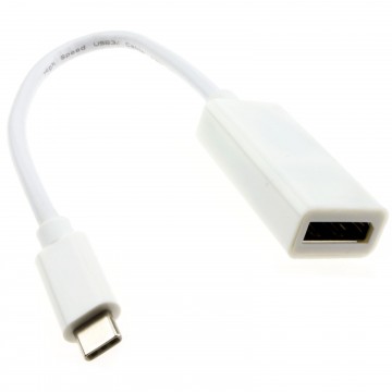 USB 3.1 Type C Male Plug to DisplayPort Socket Cable Adapter 15cm