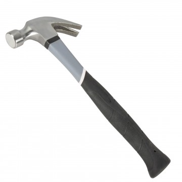 20oz Claw Hammer with Fibreglass Handle & Forged Carbon Steel Head