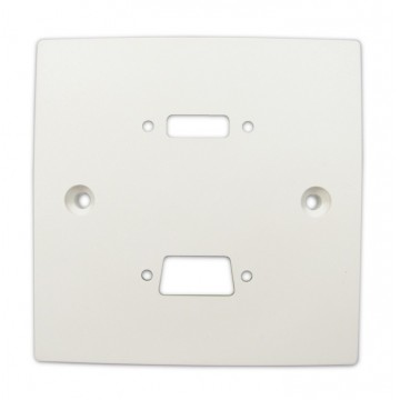 Pre Drilled Mounting Wall Faceplate for HDMI & VGA Panel Stubs White