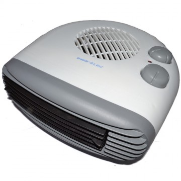 2KW Portable Fan Heater with Twin Heat Settings & Thermostat