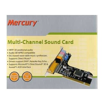 Mercury 6 Channel 5.1 Surround Sound PCI Card