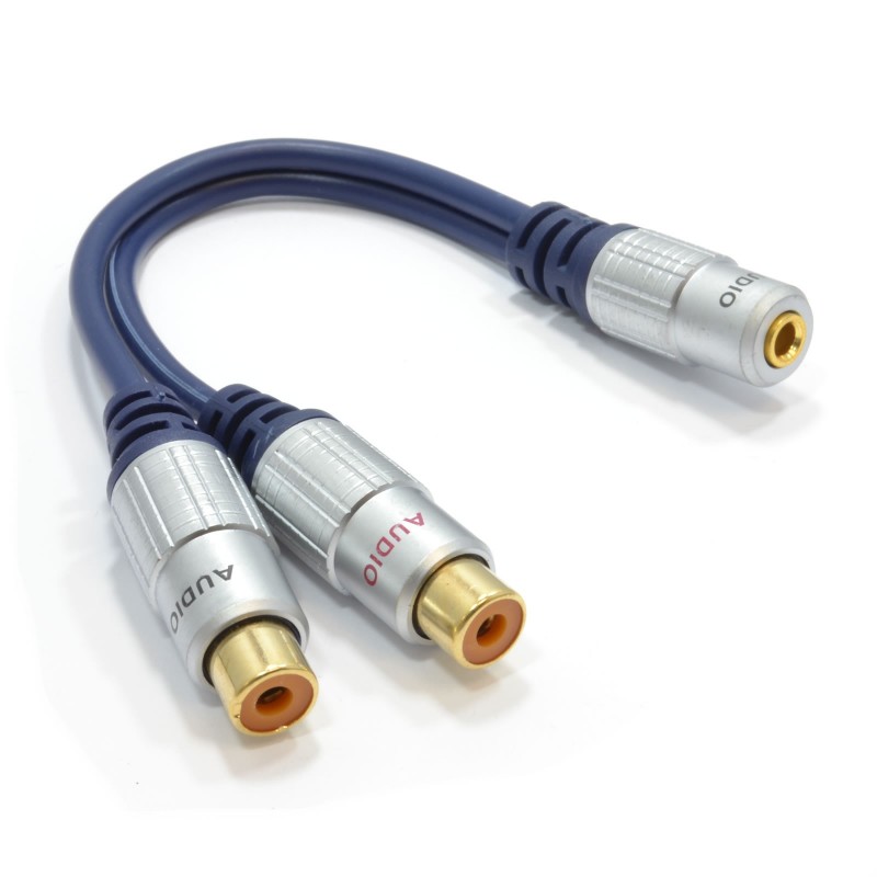 Audio/video Phono RCA - 3.5 mm. Jack adapter cable