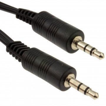 Câble audio Y, 6.0m, mini Jack 3.5 mm stéréo vers double Jack 6.35