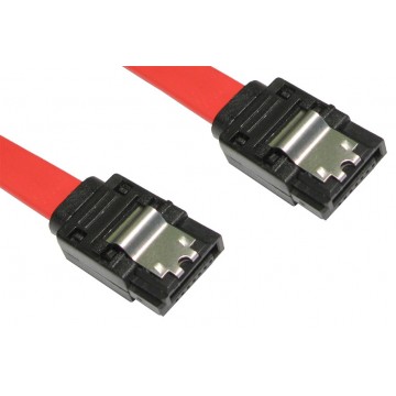 LOCKING Straight SATA Plug to Straight SATA Plug Cable Lead 45cm