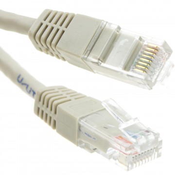 Network CAT6 COPPER UTP Cable GigaBit Ethernet Patch Lead   3m GREY