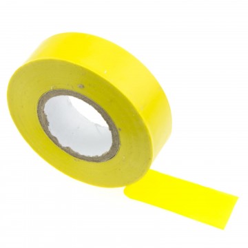 PVC Electrical Wire Insulation/Insulating Tape 19mm x 20m Yellow