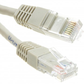 Network CAT6 COPPER UTP Cable GigaBit Ethernet Patch Lead  25m GREY