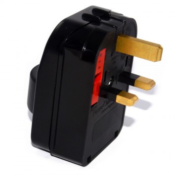 Schuko Euro Plug Socket to 3A 3 Pin UK Plug Adapter [Earthed]