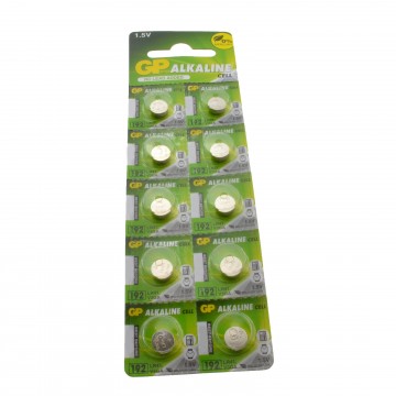 GP Alkaline Cell Battery LR41 192 1.5V [10 Pack]