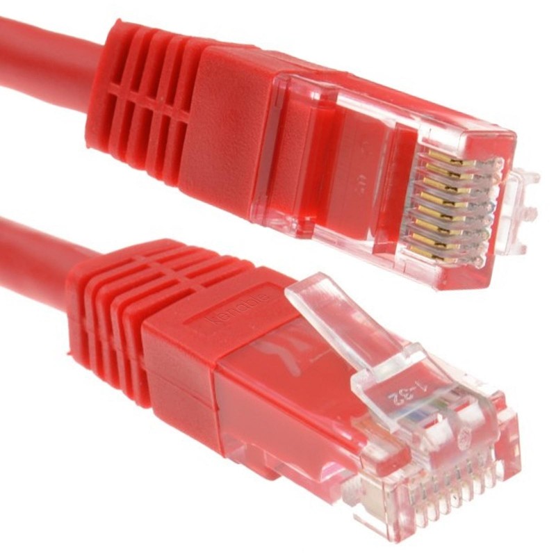 Red Network Ethernet RJ45 Cat-5E UTP PATCH LAN COPPER Cable 6m Red Network Ethernet RJ45 Cat-5E UTP PATCH LAN COPPER Cable 6m
