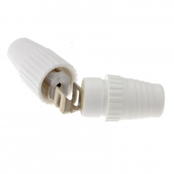Coaxial Screw Coupler Joiner for Connecting Bare Ended Coax Cable